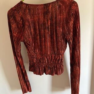 Urban outfitters satin effect shirt